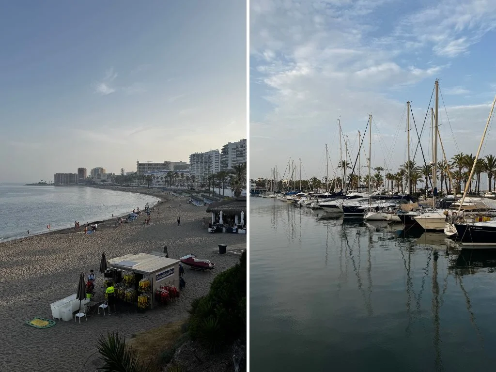 Benalmadena přístav a pláž